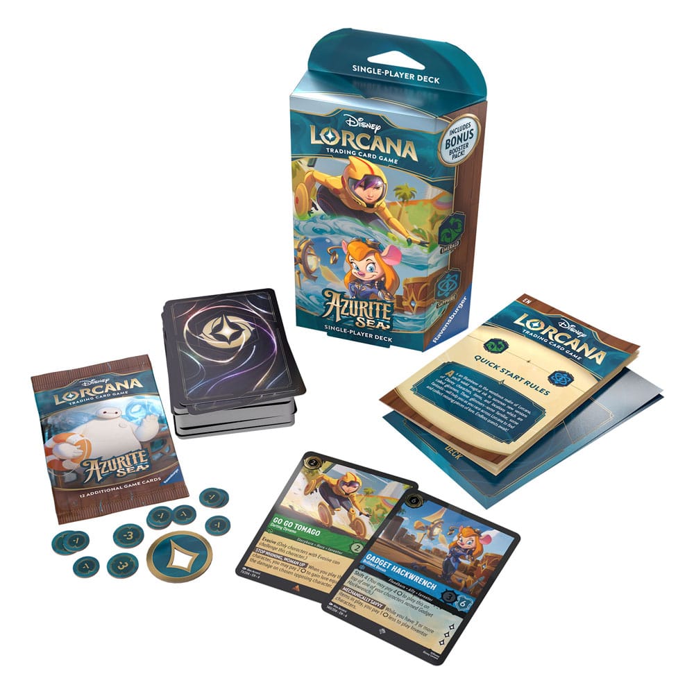Disney Lorcana TCG Azurite Sea Starter Decks Display (8) *English Edition* P056714