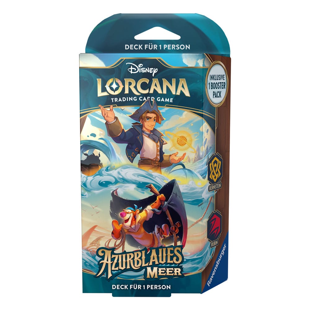 Disney Lorcana TCG Azurblaues Meer Starter Decks Display (8) *German Edition* P056715