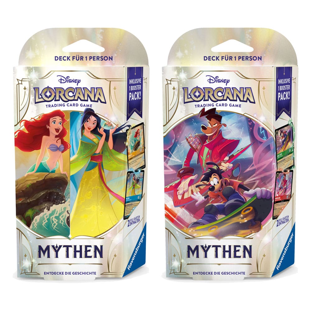 Disney Lorcana TCG Mythen Starter Decks Display (8) *German Edition* P056755