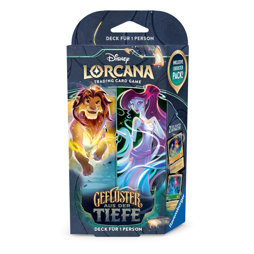 Disney Lorcana TCG Gefluster aus der Tiefe Starter Decks Display (8) *German Edition*