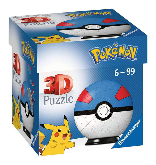 Pokémon 3D Puzzle Pokéballs: Great Ball (55 pieces) P056769