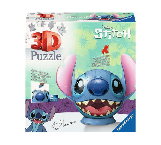 Lilo & Stitch 3D Puzzle Ball with Ears Stitch (77 pieces) P056772