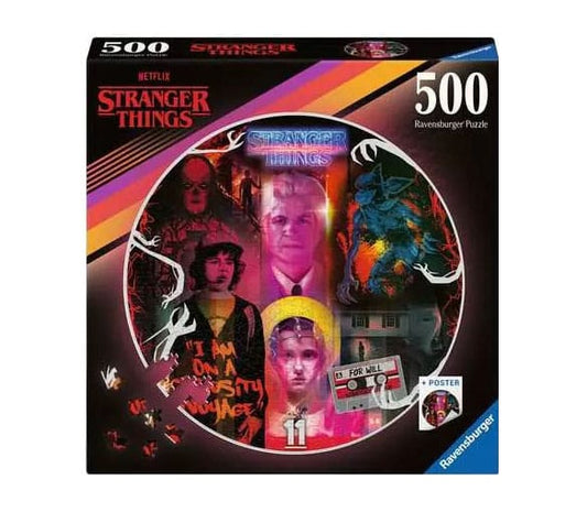 Stranger Things Round Jigsaw Puzzle Friends Don't Lie (500 pieces) P065990