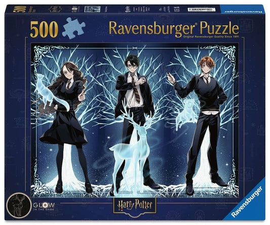Harry Potter Glow-in-the-Dark Jigsaw Puzzle Glowing Patronus (500 pieces) P056834