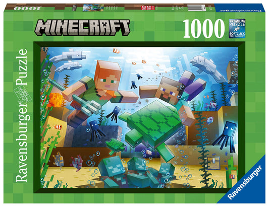 Minecraft Jigsaw Puzzle Minecraft Mosaic (1000 pieces) P056891