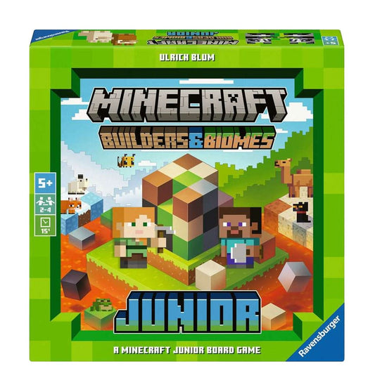 Minecraft Board Game Builders & Biomes Junior P056921