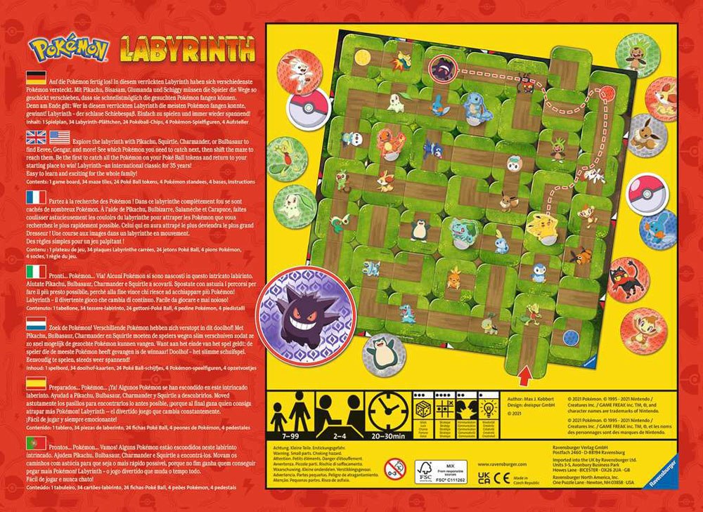 Pokemon Board Game Labyrinth