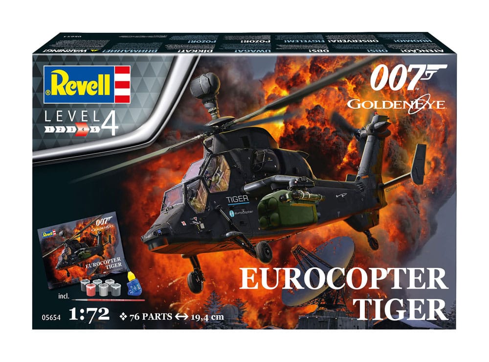 James Bond Model Kit Gift Set 1/72 Eurocopter Tiger (GoldenEye) P057037
