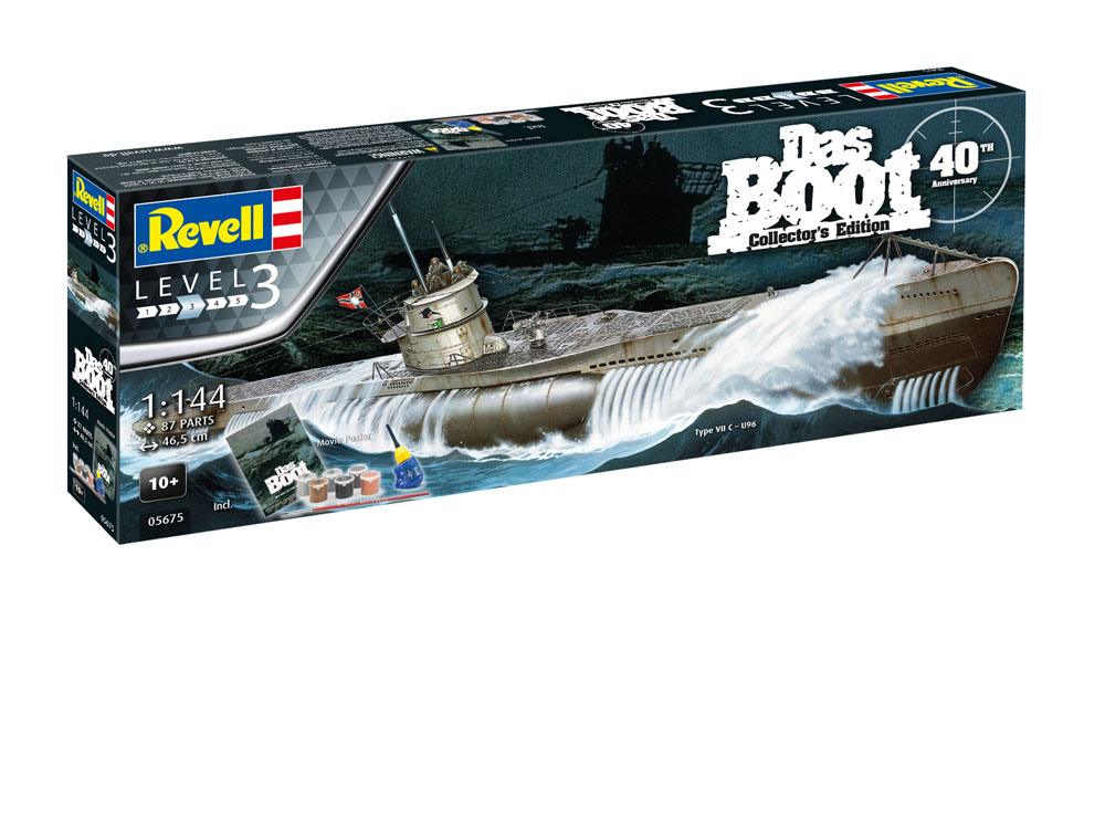 Das Boot Model Kit Gift Set 1/144 U-Boot U96 Typ VII C 40th Anniversary 46 cm P057039
