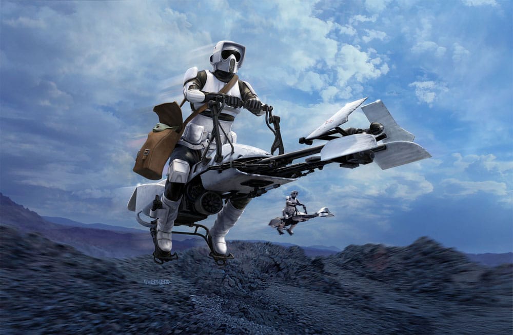 Star Wars Model Kit 1/12 Speeder Bike 26 cm P057049