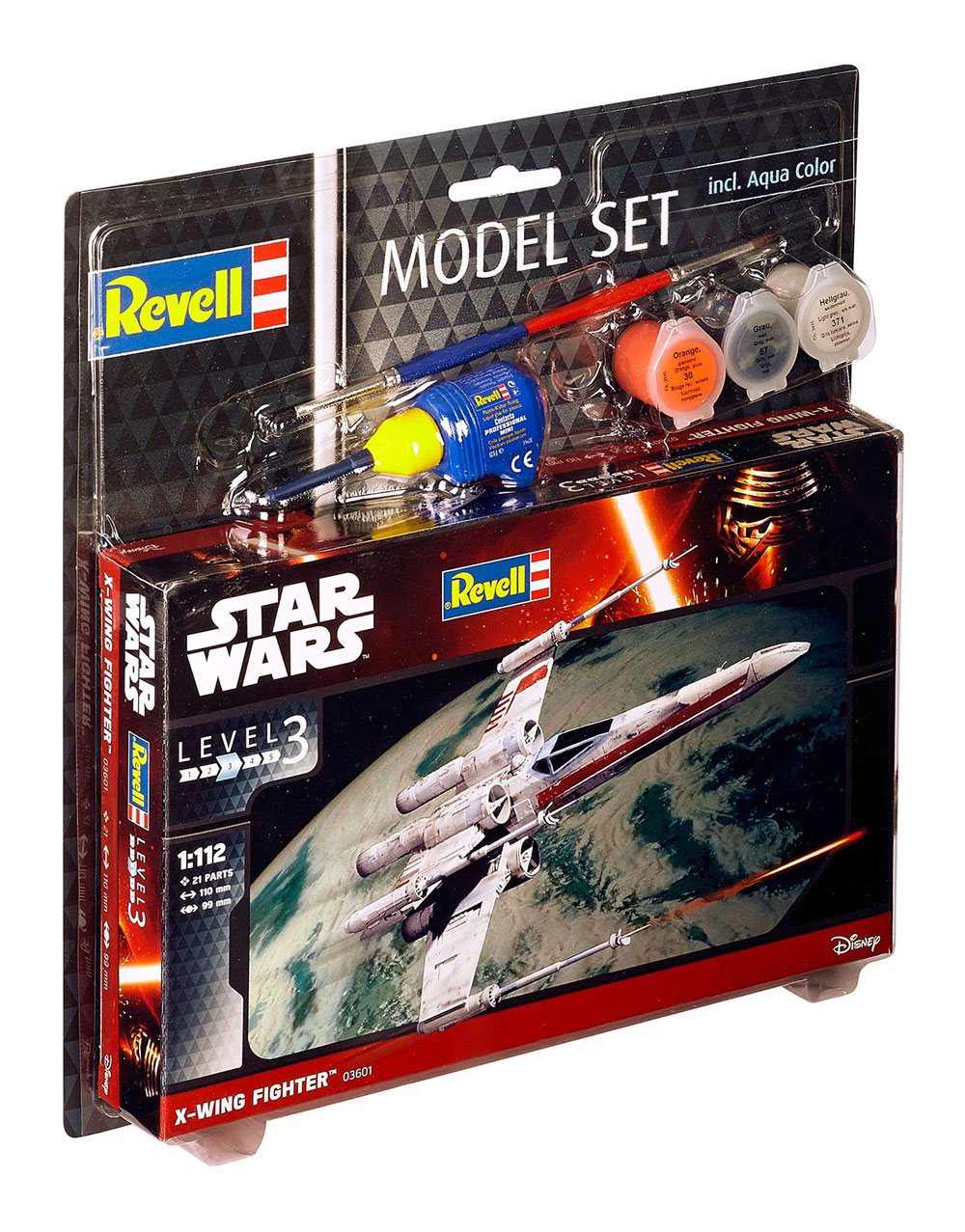 Star Wars Model Kit 1/112 Model Set X-Wing Fighter 11 cm P057065