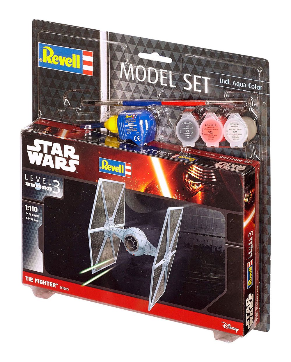 Star Wars Model Kit 1/110 Model Set TIE Fighter 9 cm P057066