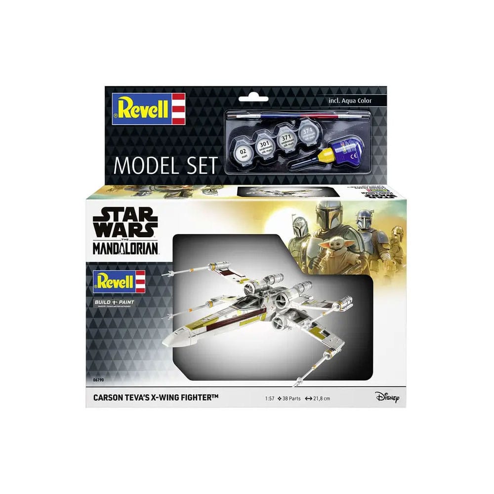 Star Wars Model Kit with basic accessories 1/57 Carson Teva's X-Wing Fighter 22 cm P057067