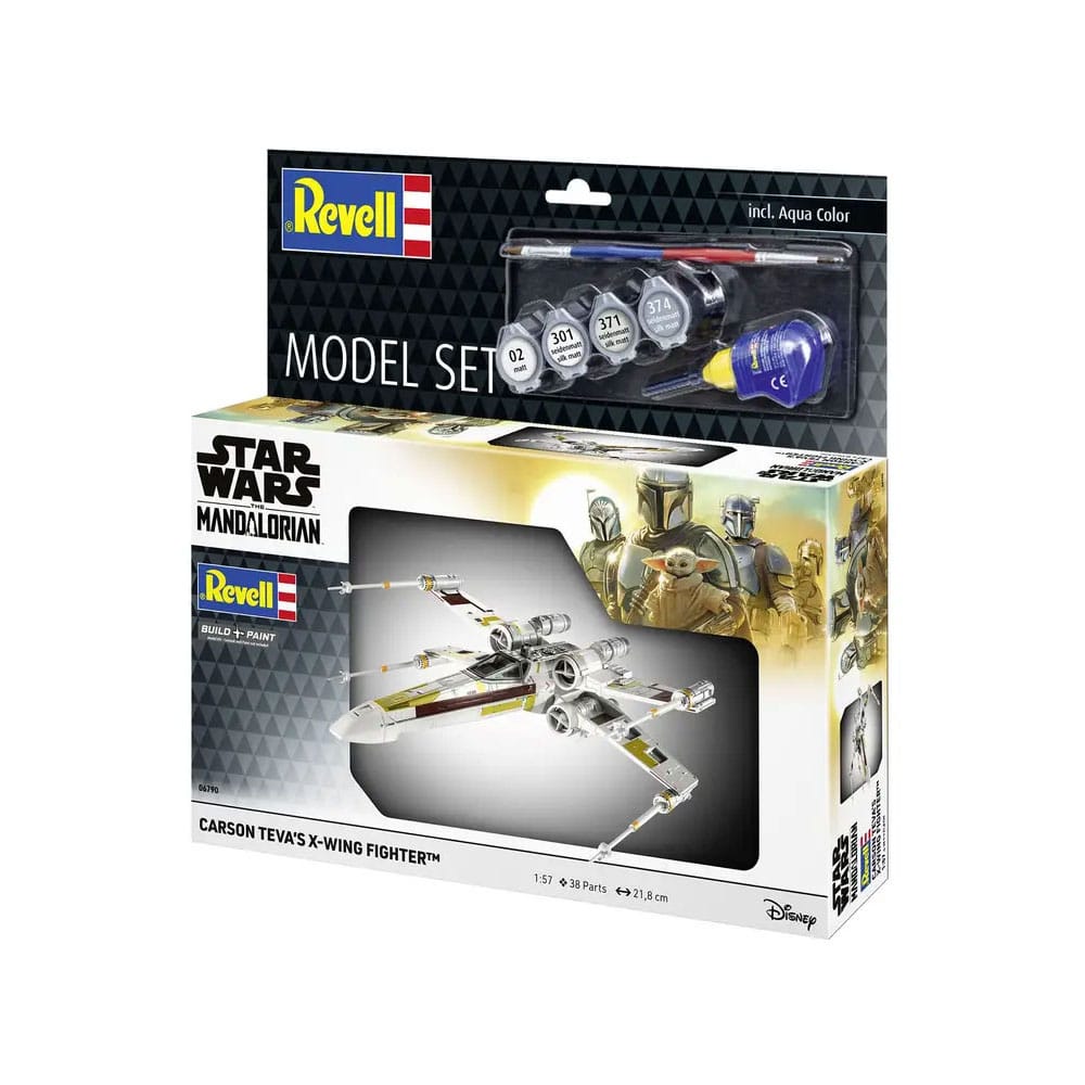 Star Wars Model Kit with basic accessories 1/57 Carson Teva's X-Wing Fighter 22 cm P057067
