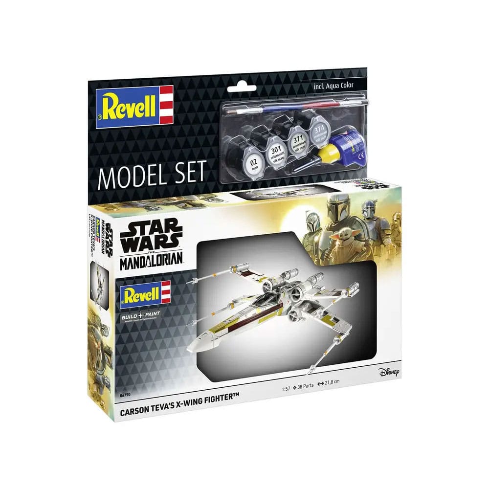 Star Wars Model Kit with basic accessories 1/57 Carson Teva's X-Wing Fighter 22 cm P057067