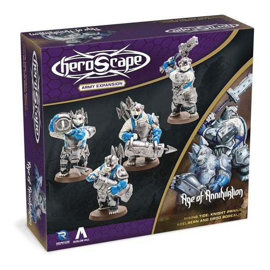 Heroscape Expansion Rising Tide - Knight Primus Adelbern & Ordo Borealis Army *English Version* P057152
