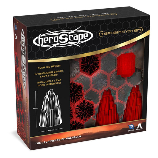 Heroscape Terrain Expansion The Lava Fields of Valhalla *English Version* P057161