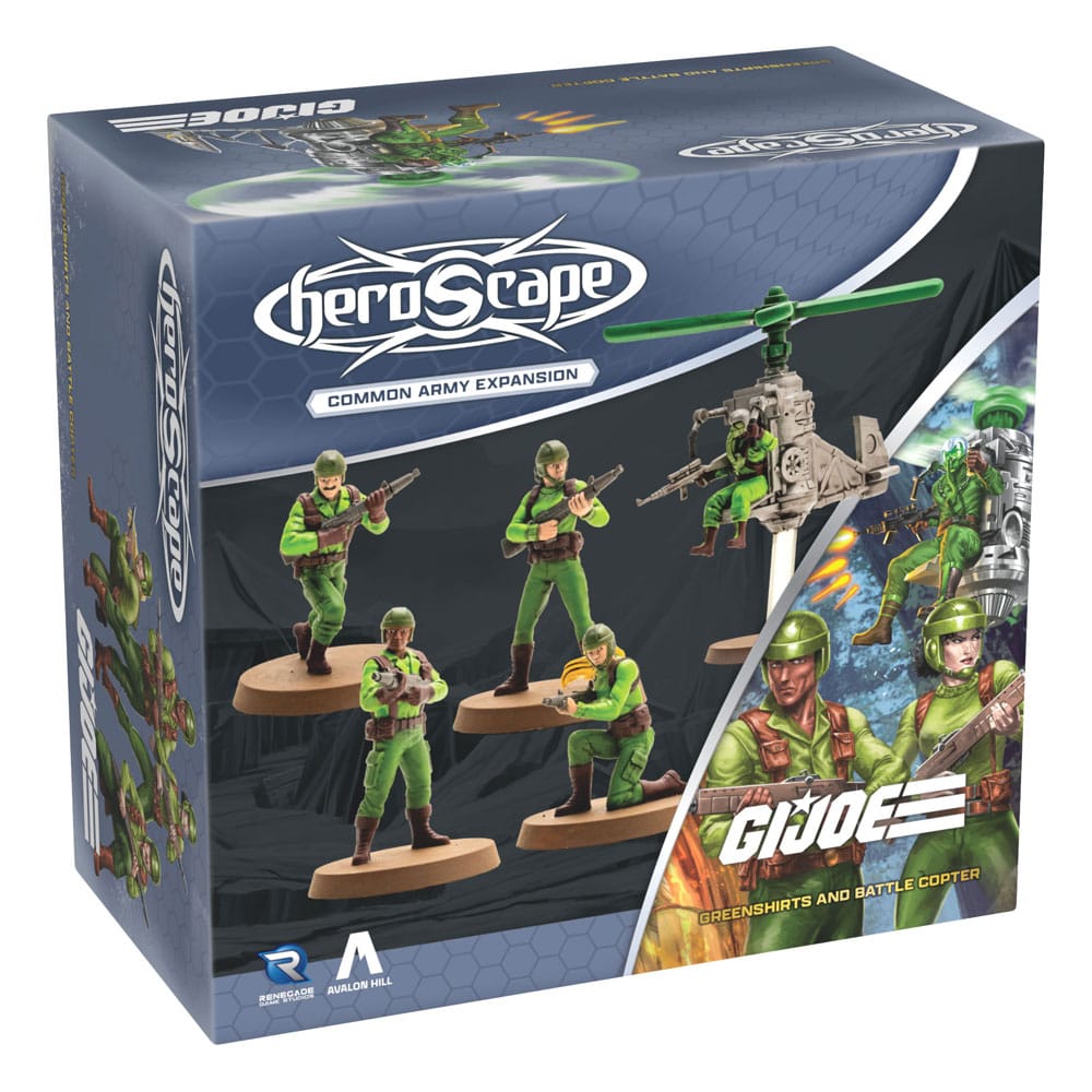 G.I.Joe Heroscape Army Expansion Greenshirts & Battle Copter (Common) *English Version* P065310