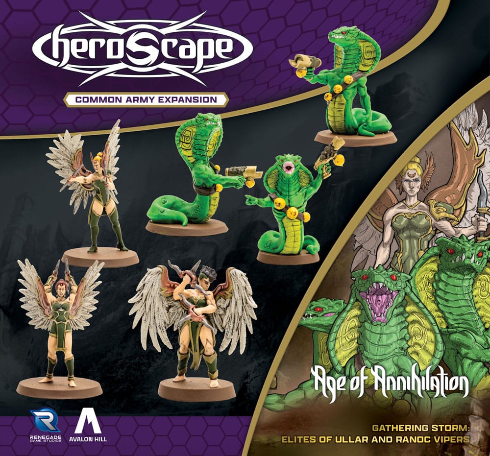 Heroscape Army Expansion Age of Annihilation Elites of Ullar & Ranoc Vipers (Common) *English Version* P065314