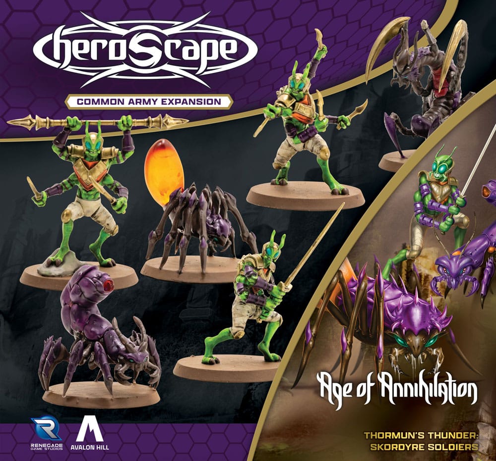Heroscape Army Expansion Age of Annihilation Skordyre Soldiers (Common) *English Version* P065317