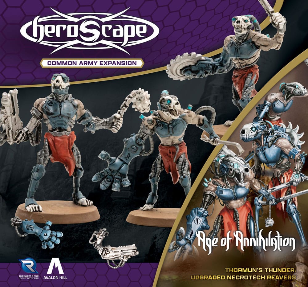 Heroscape Army Expansion Age of Annihilation Upgraded Necrotech Reavers (Common) *English Version* P065319