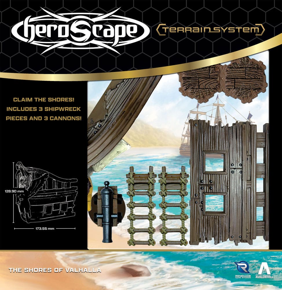Heroscape Terrain Expansion Shores of Valhalla *English Version* P065320