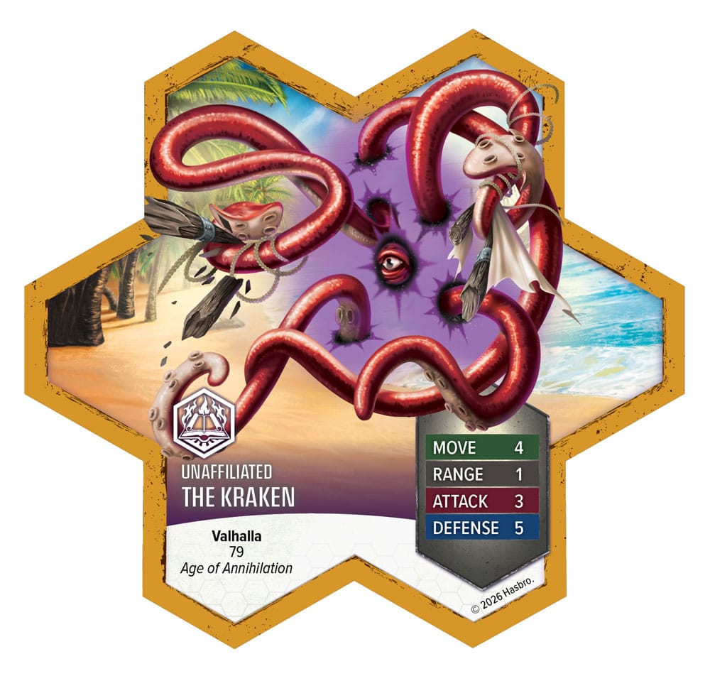 Heroscape Army Expansion Age of Annihilation Thormun & Kraken *English Version* P065321