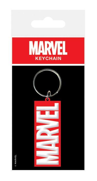 Marvel Comics Rubber Keychain Logo 6 cm P057199
