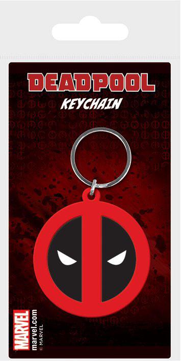 Marvel Comics Rubber Keychain Deadpool Symbol 6 cm P057200