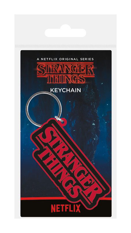 Stranger Things Rubber Keychain Logo 6 cm P057212