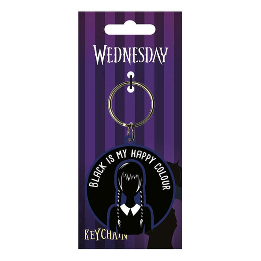 Wednesday Rubber Keychain Happy Colour P057229