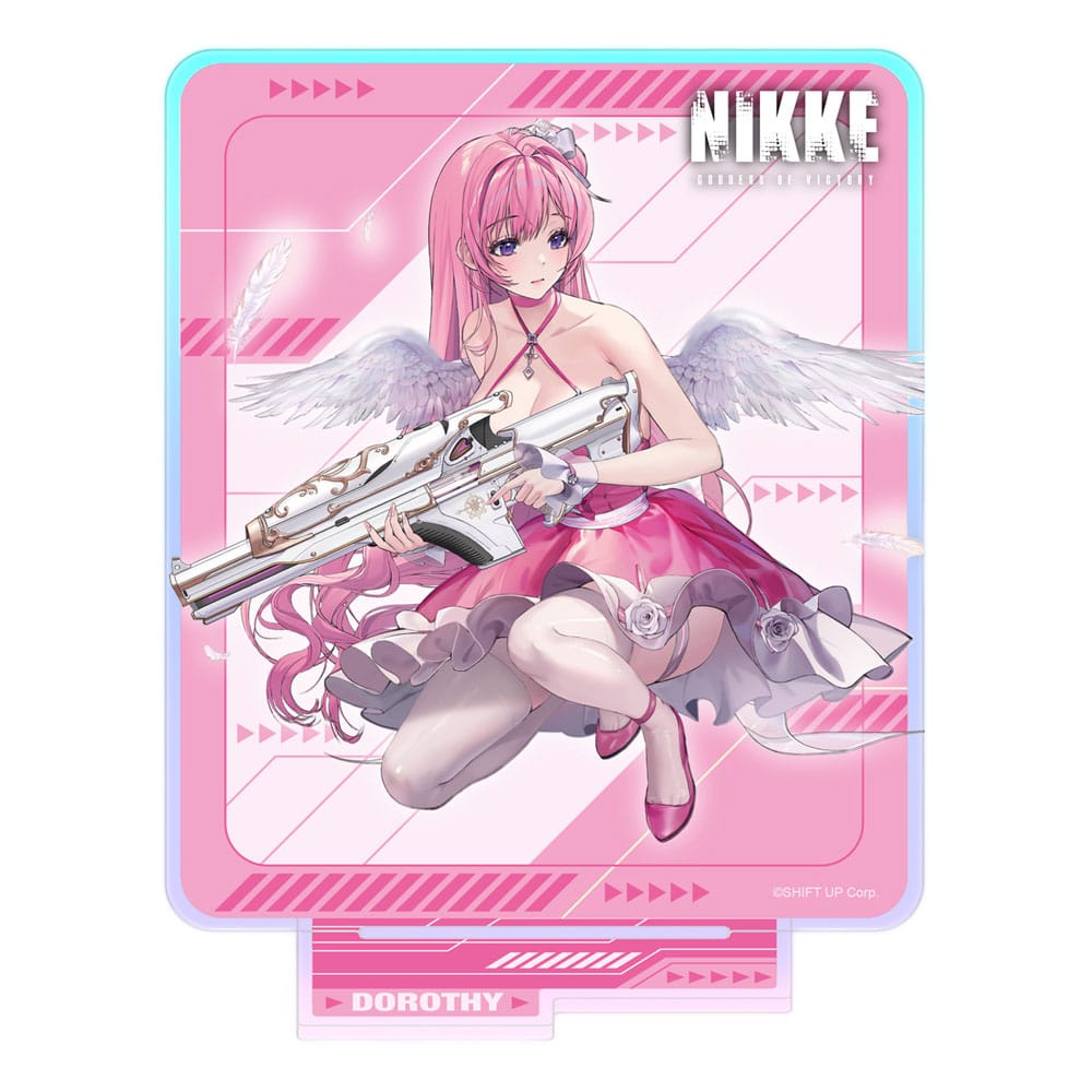 Goddess of Victory: Nikke Crouching Series Acrylic Stand Dorothy Holographic 14 cm P057769