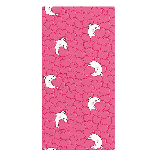 Molang Towel Hearts 150 x 75 cm P057817