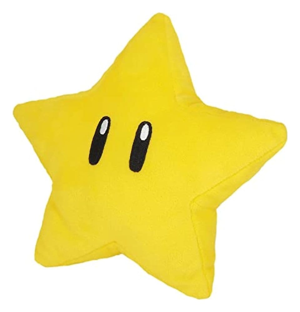 Super Mario Plush Figure Super Star 18 cm P074734
