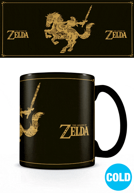 Legend of Zelda Heat Change Mug Map P057929