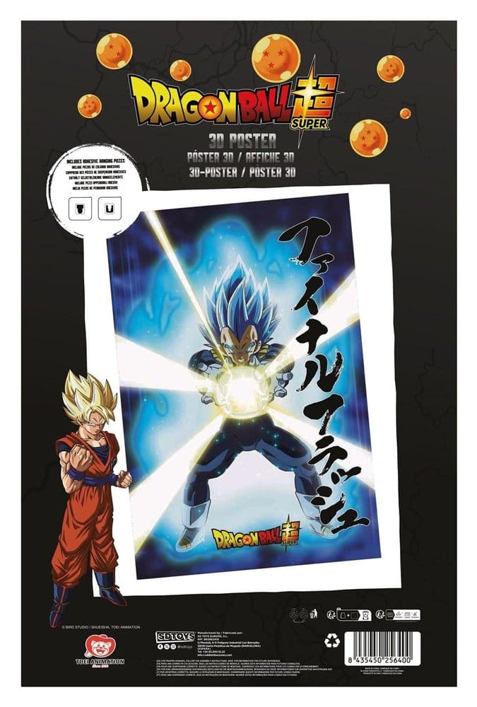 Dragon Ball Super 3D Poster Survival Vegeta 38 x 58 cm P071448