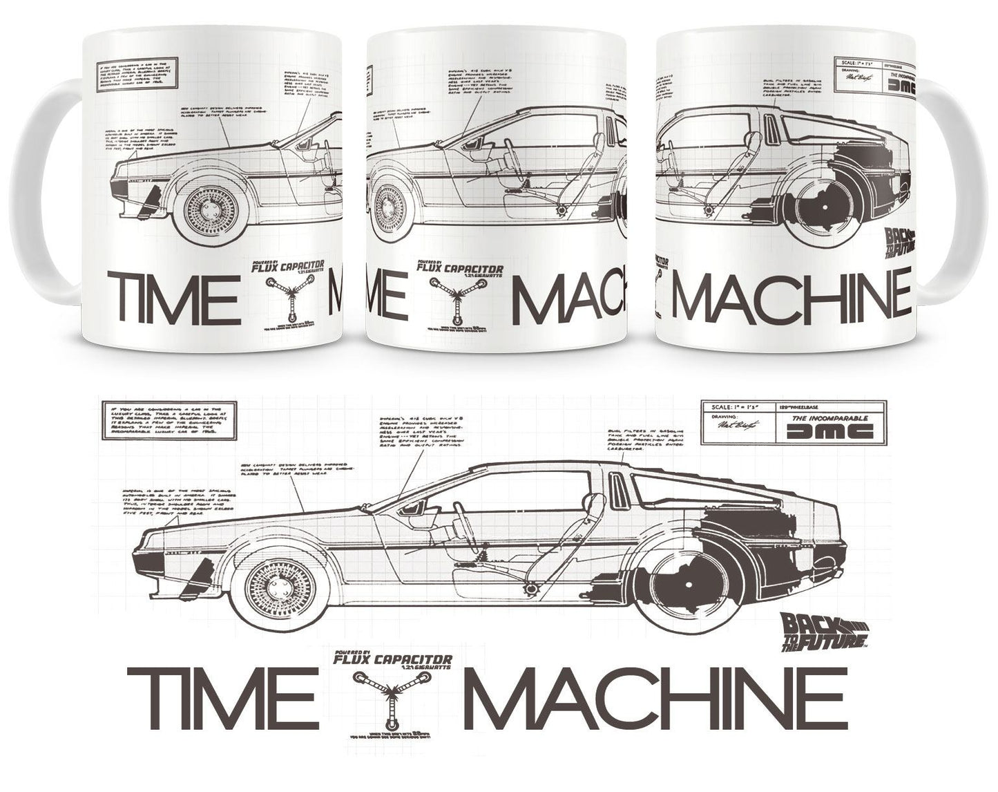 Back to the Future Mug Time Machine P065797