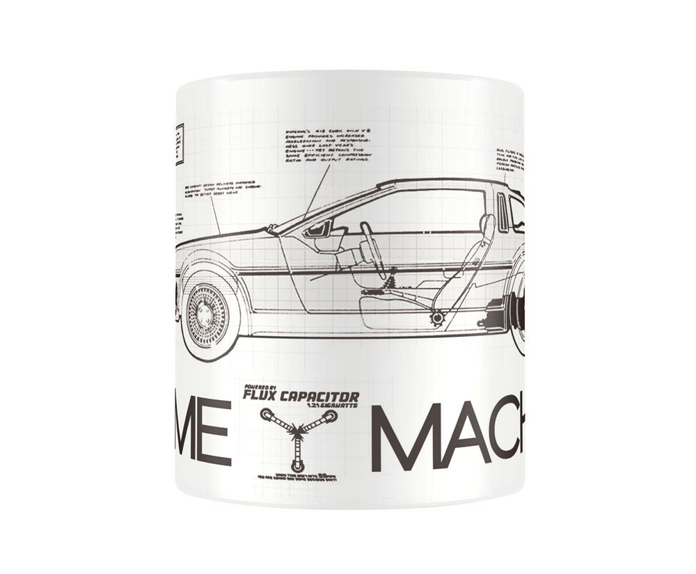Back to the Future Mug Time Machine P065797