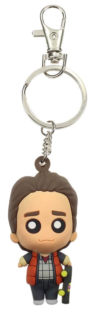 Back to the Future Pokis Rubber Keychain Marty McFly 6 cm P065806