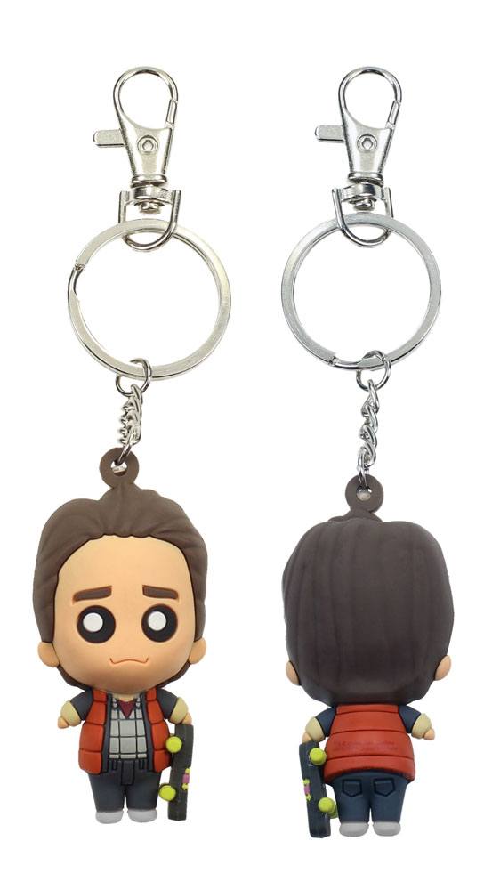 Back to the Future Pokis Rubber Keychain Marty McFly 6 cm P065806