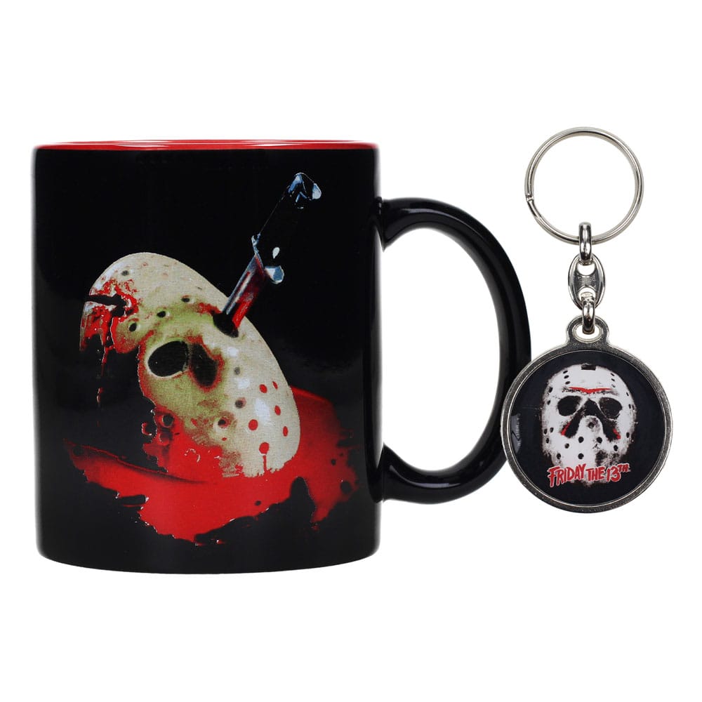 Friday the 13th Gift Set Mug & Keyring Jason's Mask P065995