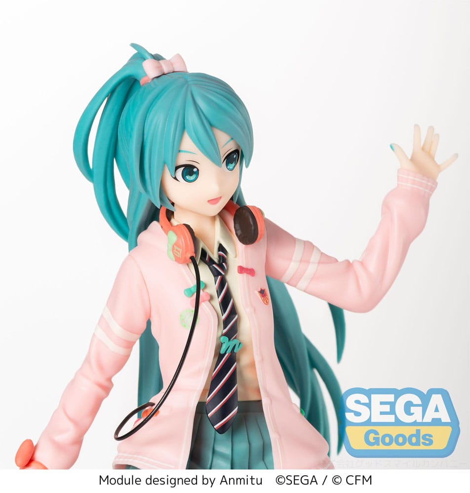 Hatsune Miku Project DIVA Arcade SPM PVC Statue Hatsune Miku Ribbon Girl 24 cm P068546