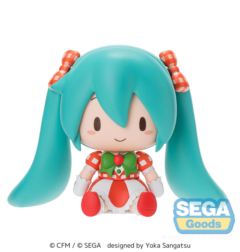 Character Vocal Series 01: Hatsune Miku Fuwa Petit Chibi Figure Hatsune Miku x Love and Berry Dress Up and Dance! Lovely Strawberry 8 cm P058314