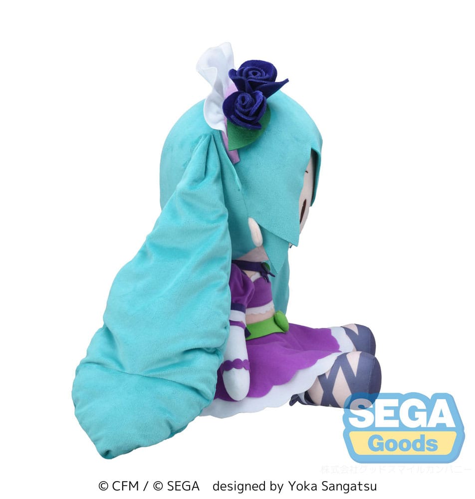 Character Vocal Series 01: Hatsune Miku Fuwa Petit Plush Figure Hatsune Miku x Love and Berry Dress Up and Dance! Sparkly Purple 40 cm P058410