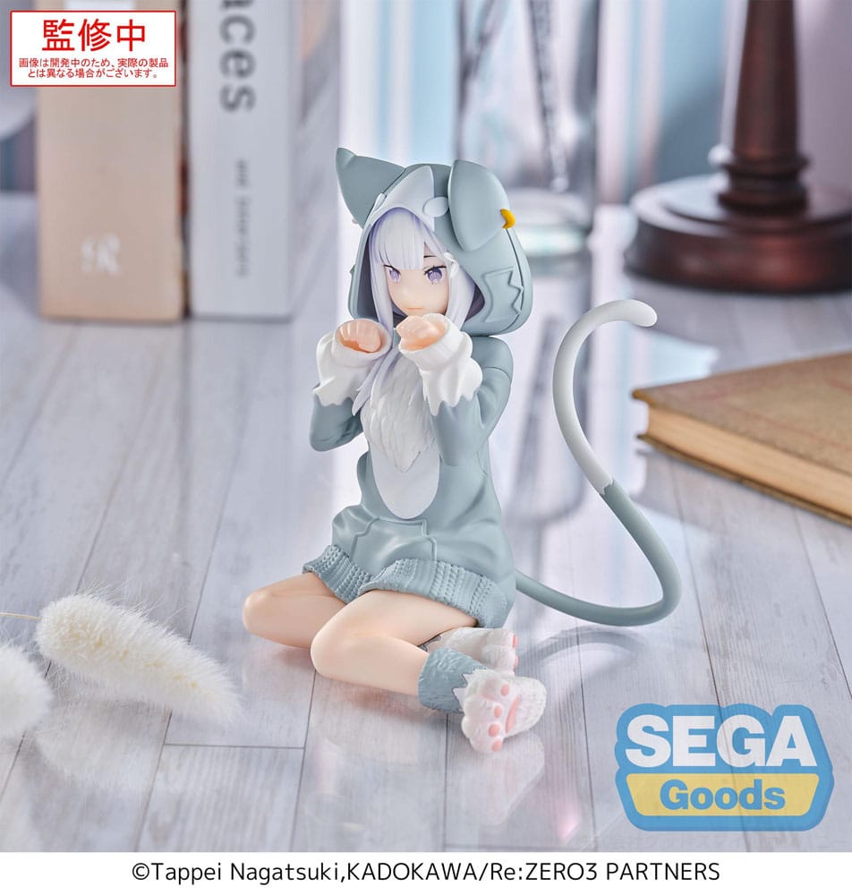 Re:Zero Starting Life in Another World Yumemirize PVC Statue Emilia Mofumofu Pack 11 cm P058488