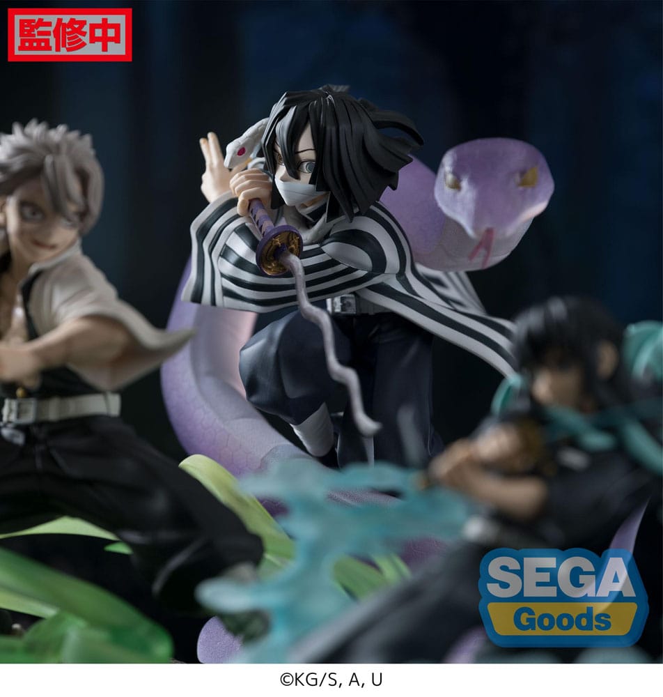 Demon Slayer: Kimetsu no Yaiba Xross Link Anime PVC Statue Obanai Iguro Hashira Training Arc 14 cm P067022