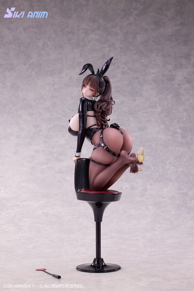 Original Character PVC Statue 1/6 Champagne and Bunny Girl Rose Black Stocking Ver. 31 cm P066229