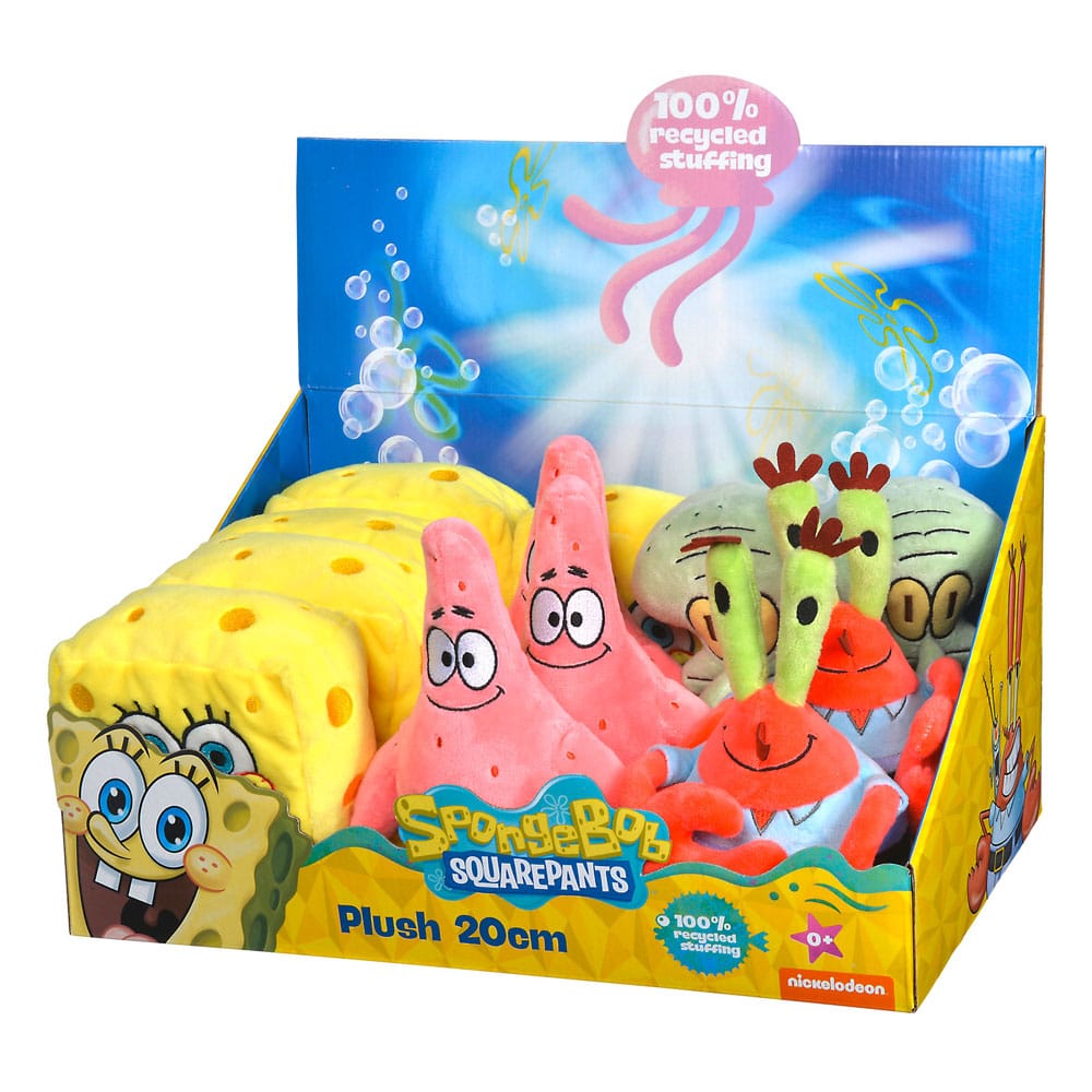 Spongebob Squarepants Plush Figures 20 cm Assortment (12) P058718