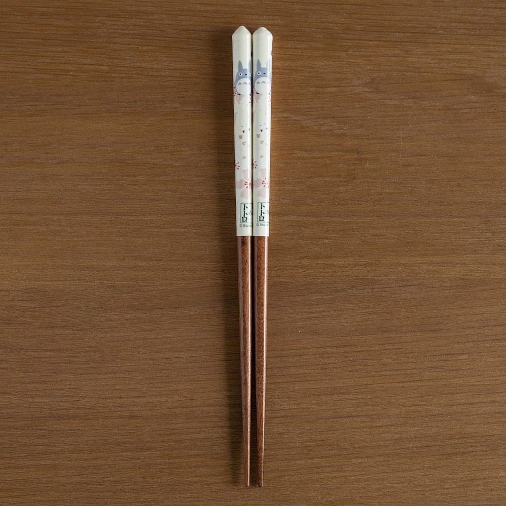 Studio Ghibli lacquered Chopsticks sketches My Neighbor Totoro cherry tree 21 cm P058865