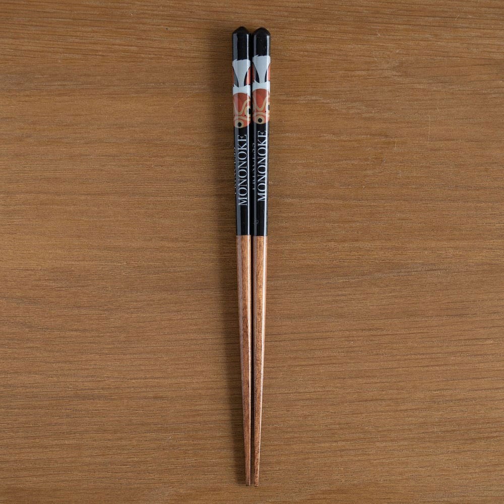 Studio Ghibli lacquered Chopsticks sketches Princess Mononoke San's Mask 21 cm P058868